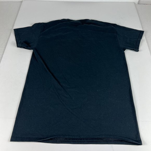 Y2K A Clock Work Orange Movie Shirt Adult Small Black Mega Print Short Sleeve - Picture 8 of 12